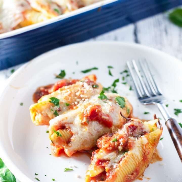 Three Cheese Stuffed Shells Recipe Cooking For My Soul