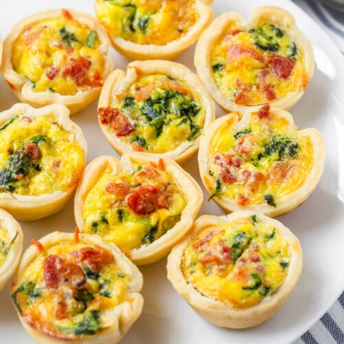 Mini Spinach Quiches Cooking For My Soul