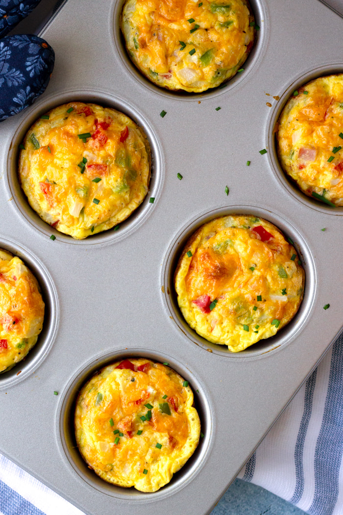 Denver Omelet Muffins - Cooking For My Soul