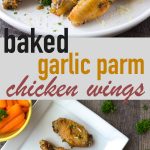 baked garlic parmesan chicken wings