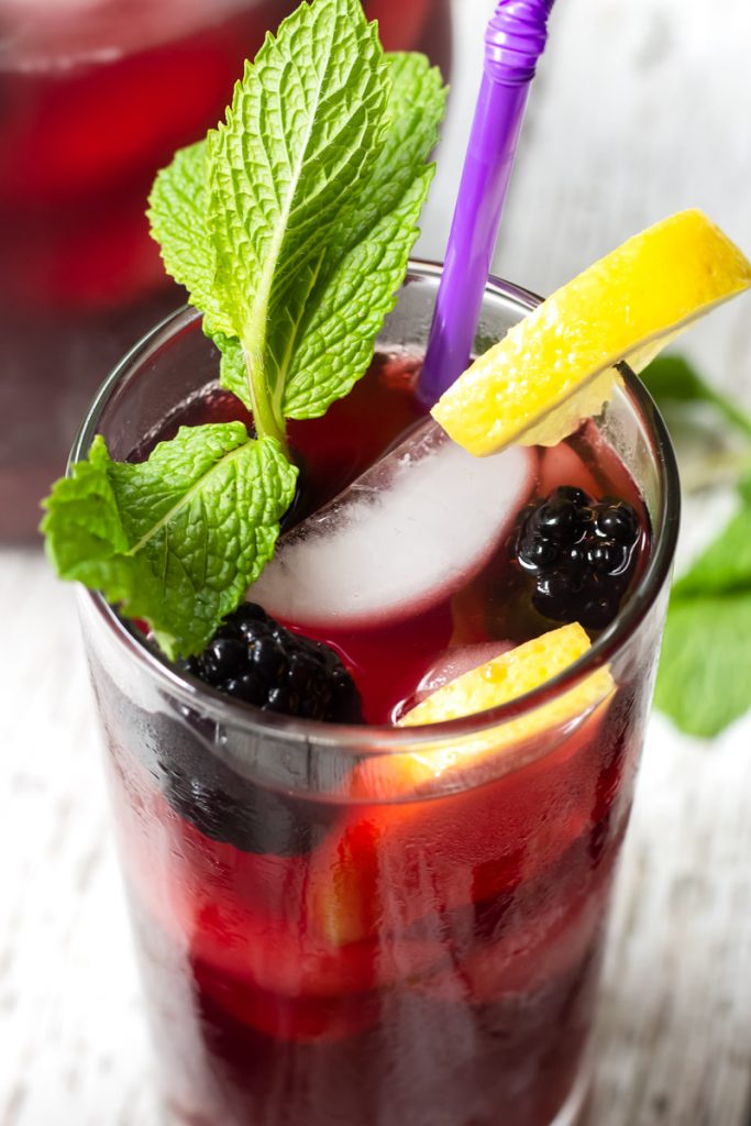 Blackberry Iced Tea - Cooking For My Soul