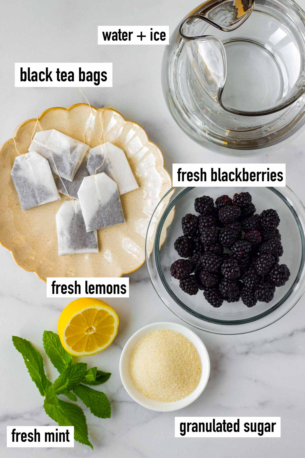 labeled ingredients