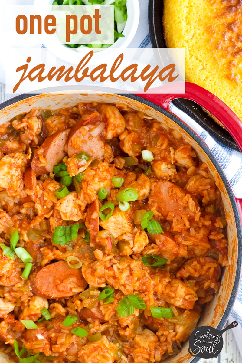 One Pot Jambalaya - Cooking For My Soul