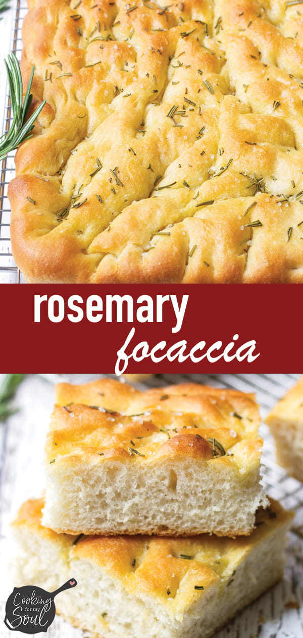 Rosemary Focaccia Bread with Olive Oil