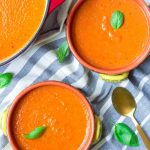 roasted tomato and basil soup