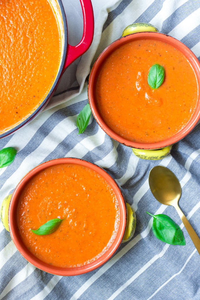 italian tomato basil soup