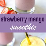 mango and berry smoothie with greek yogurt