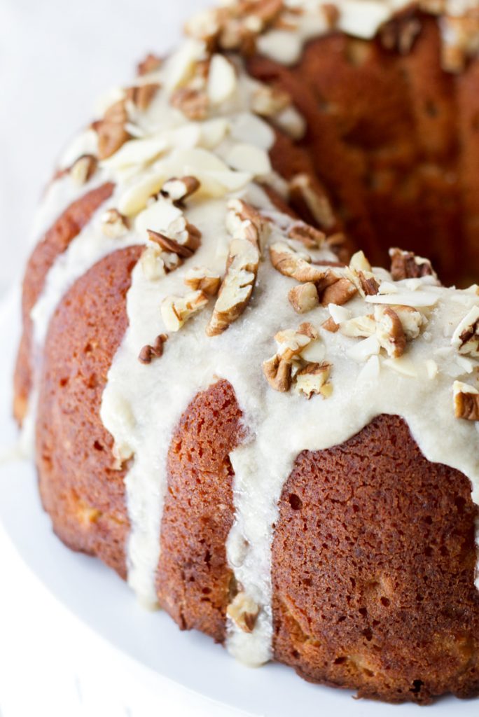 Apple Bundt Cake with Maple Glaze - Cooking For My Soul