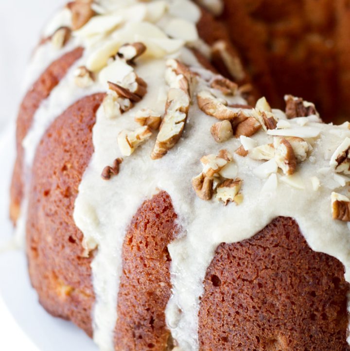 Apple Bundt Cake with Maple Glaze - Cooking For My Soul