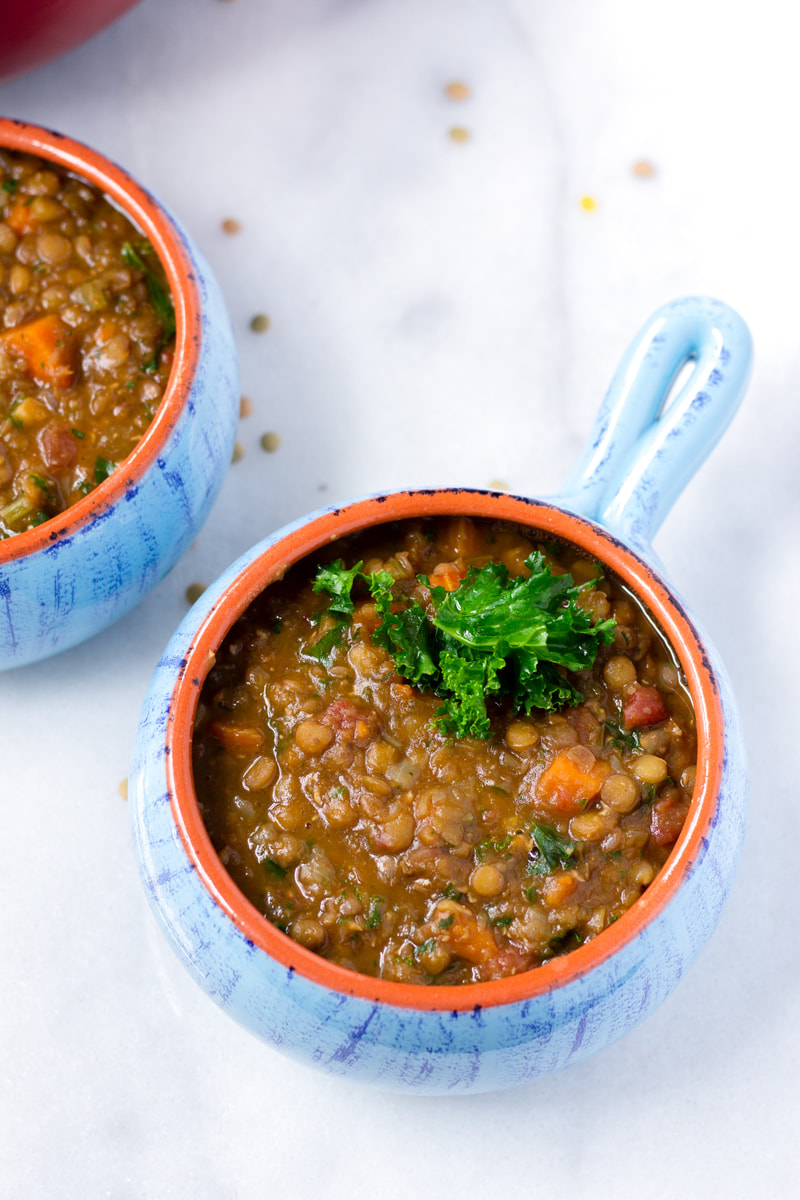 easy lentil and kale soup recipe