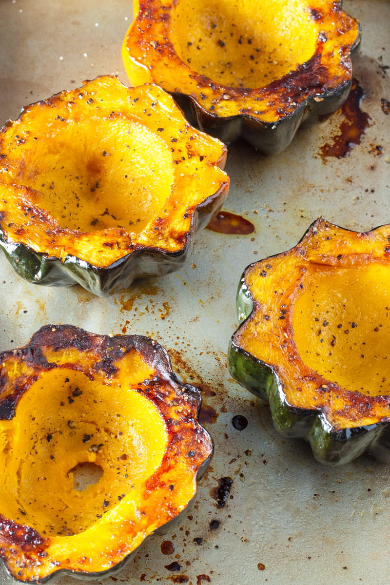 roast acorn squash at 425 degrees