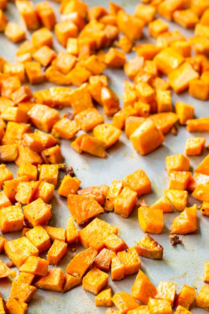 Roasted Asparagus and Sweet Potato Salad Cooking For My Soul