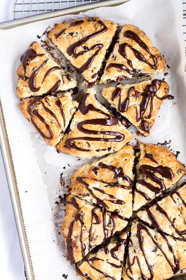 easy cranberry scones