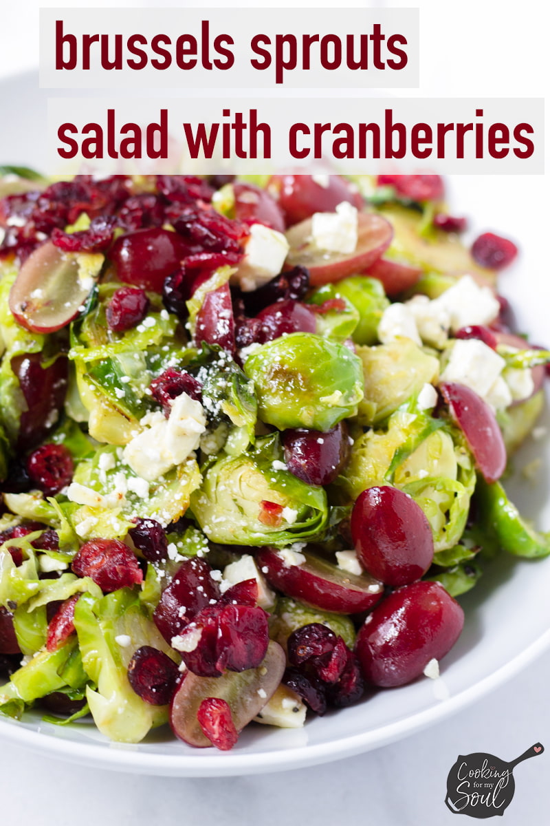 cranberry brussels sprouts salad