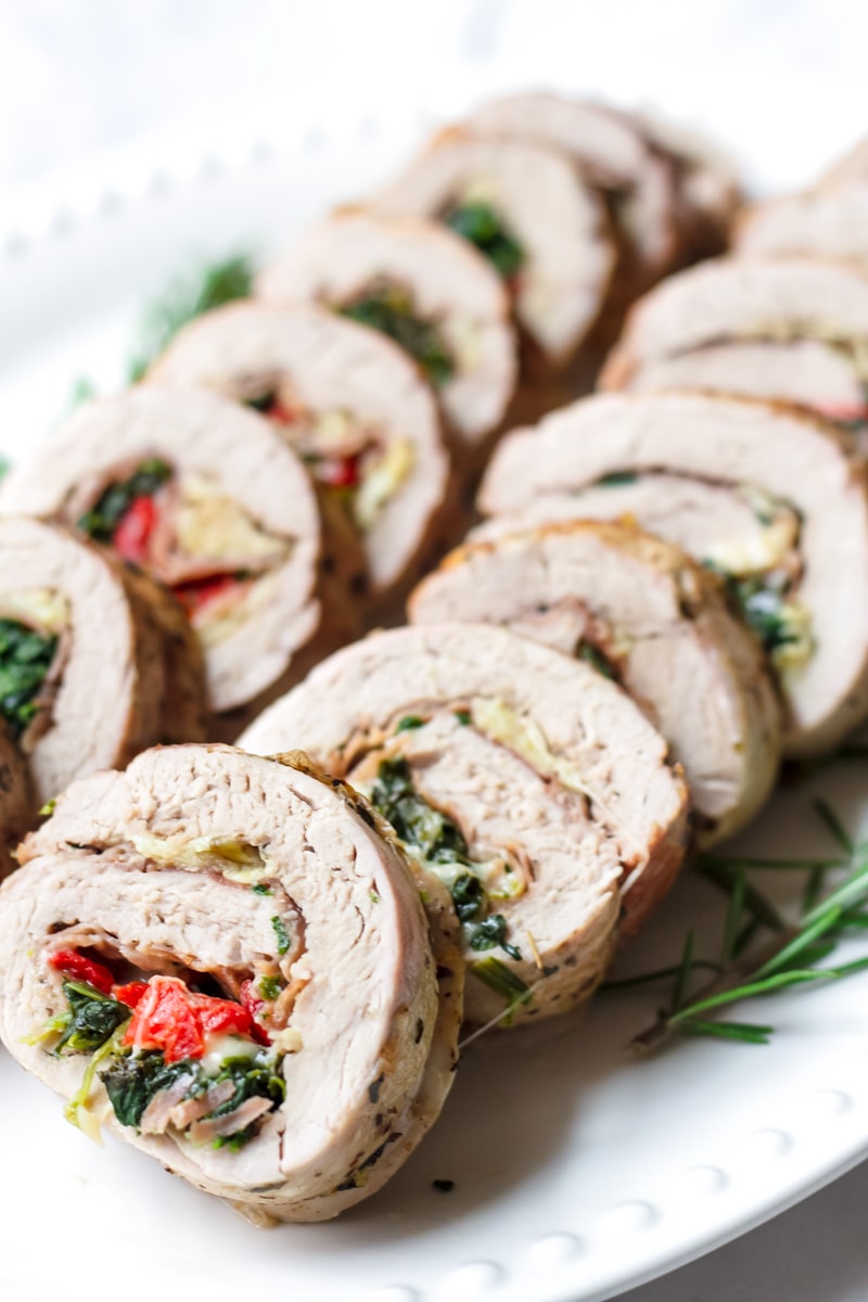 Prosciutto Stuffed Pork Tenderloin