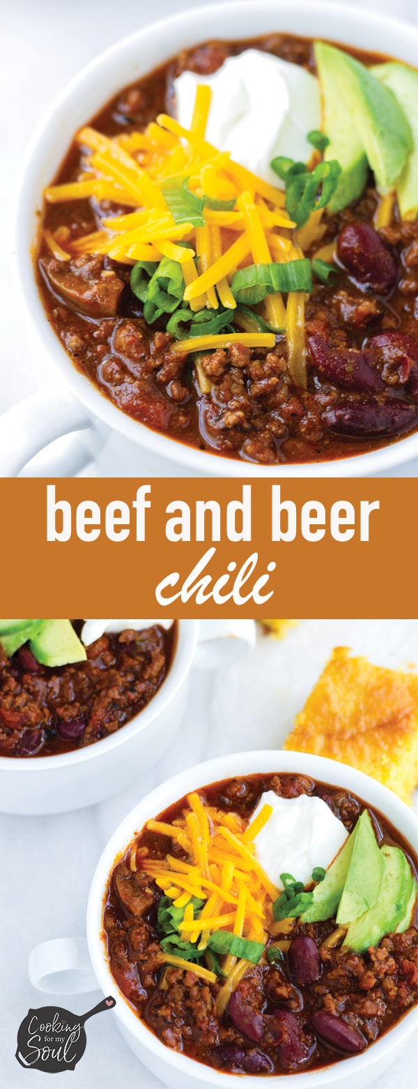 Halftime Chili (Easy Beer Chili!)