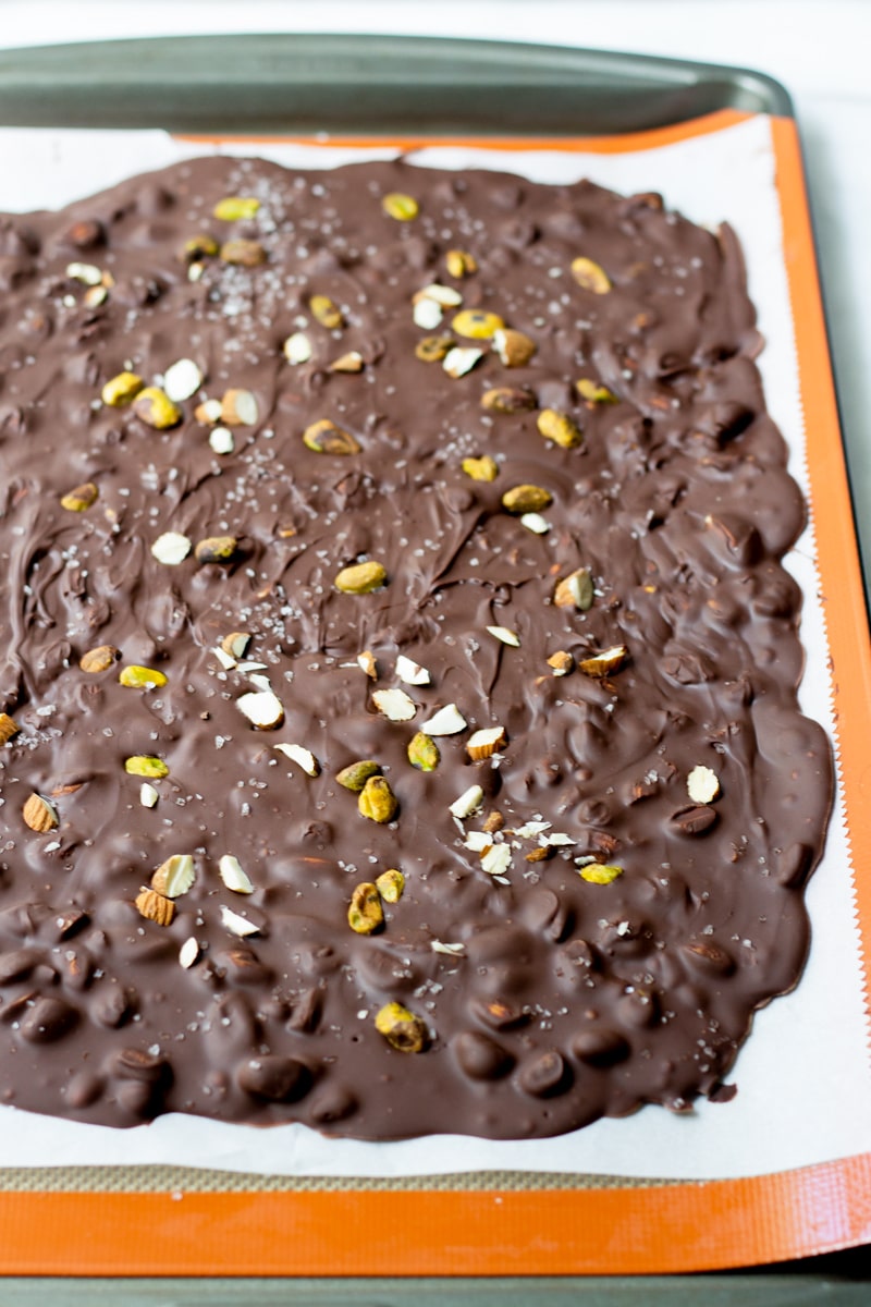 Pistachio Chocolate Bark