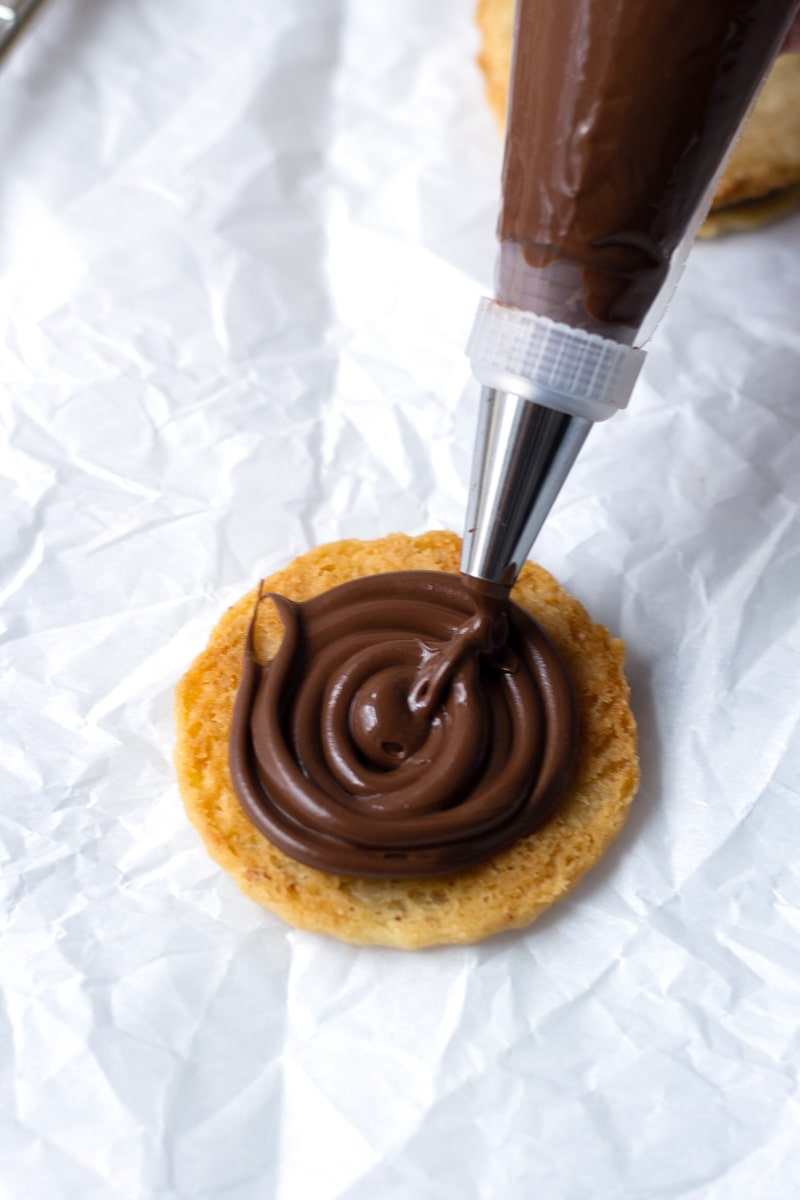 Hazelnut Nutella Cookies