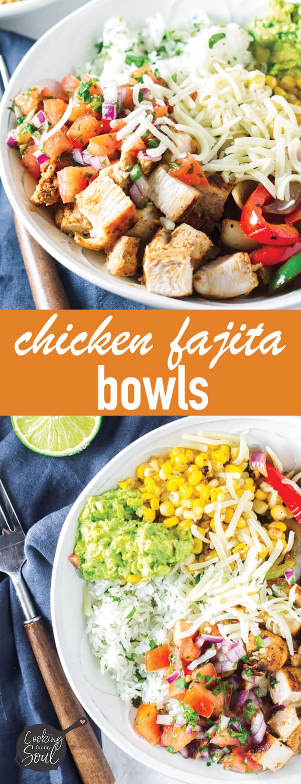 Easy Chicken Fajita Rice Bowl Recipe