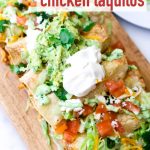 Easy Baked Chicken Taquitos with Rotisserie Chicken