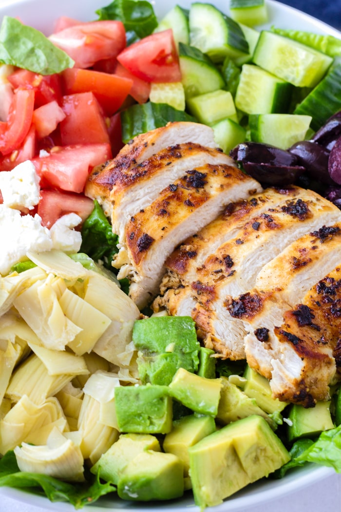 Grilled Chicken Mediterranean Salad