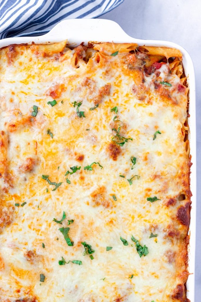 Easy Italian Sausage Pasta Bake Cooking For My Soul