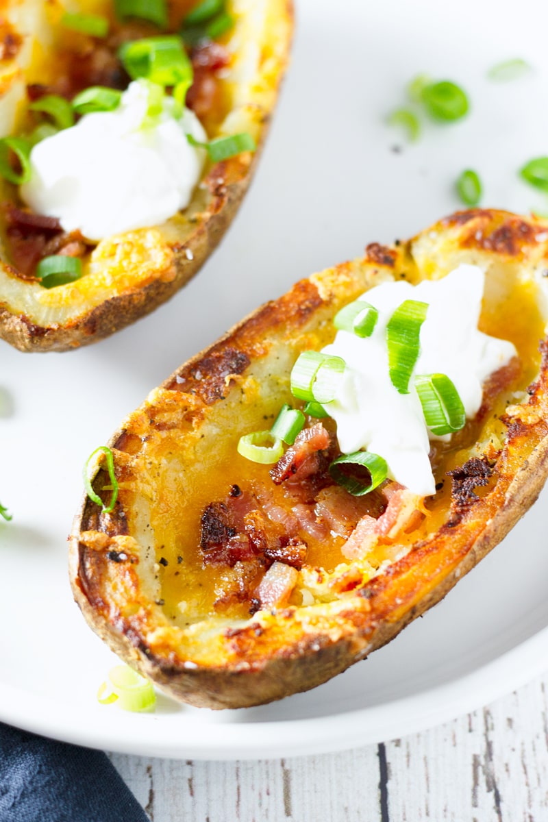 Loaded Baked Potato Skins Cooking For My Soul