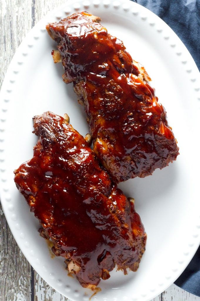 Tender Slow Cooker BBQ Ribs - Cooking For My Soul
