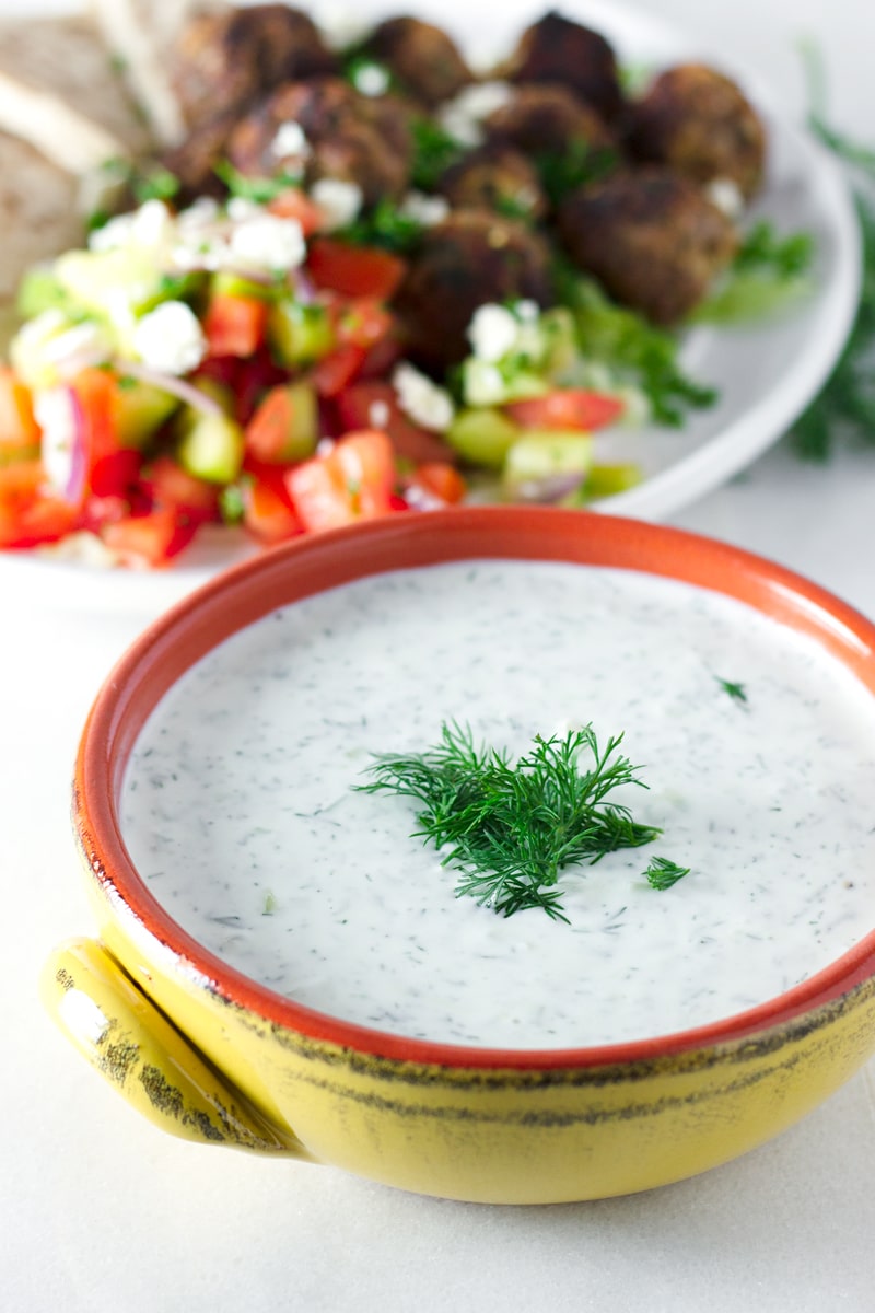 Quick and Easy Tzatziki Sauce - Cooking For My Soul