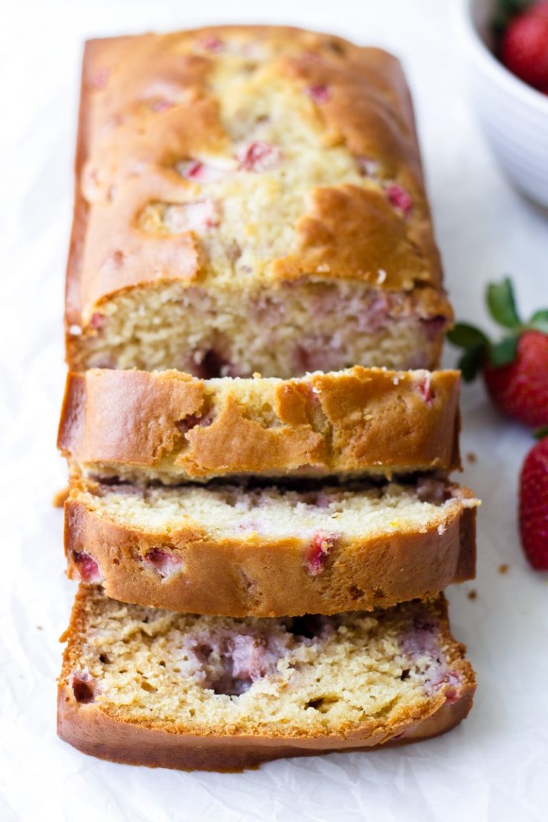 Fresh Strawberry Bread - Cooking For My Soul