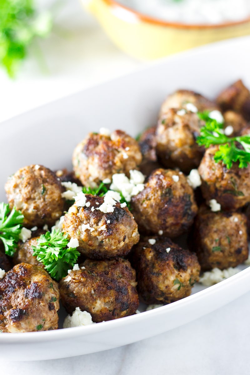 Greek Meatballs or Keftedes for Appetizers