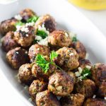 Greek Meatballs with Feta Cheese