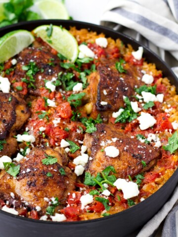 One Pot Mexican Chicken and Rice with Rotel