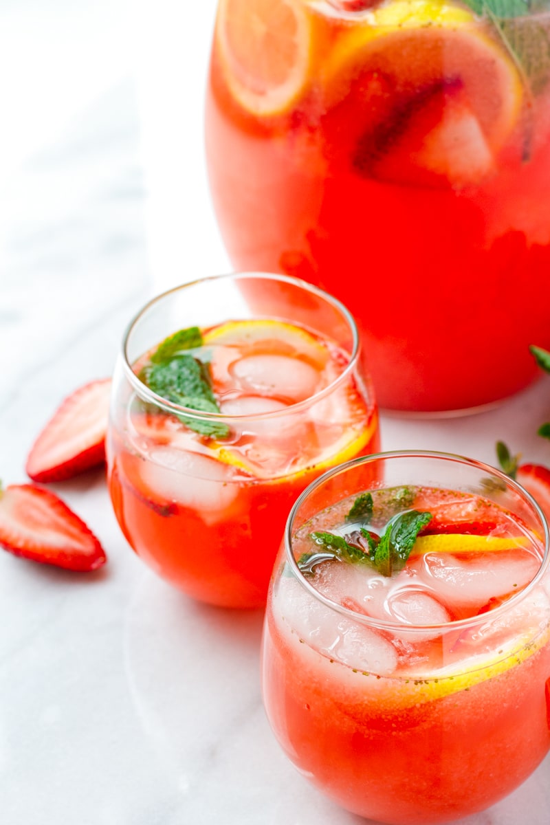 Easy Strawberry Lemonade Recipe Homemade