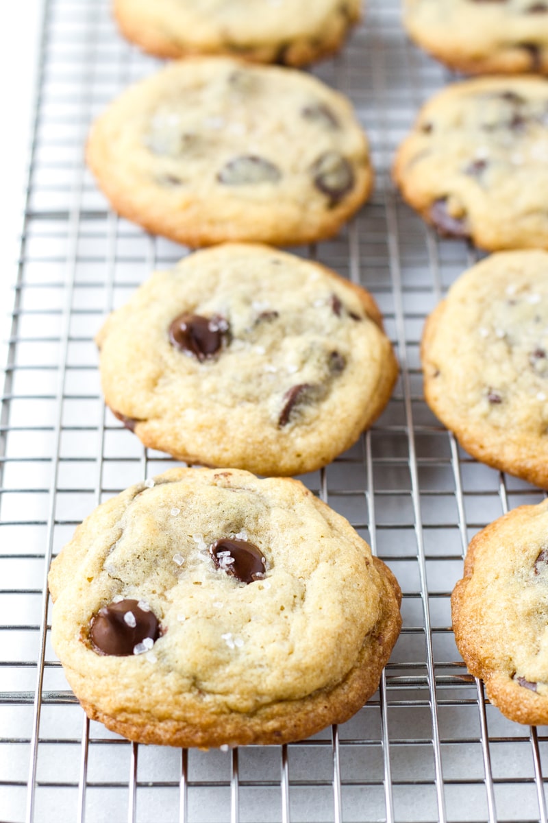 Decadent Salted Chocolate Chip Cookies Soft and Chewy