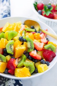 Fruit Salad with Orange Poppy Seed Dressing - Cooking For My Soul