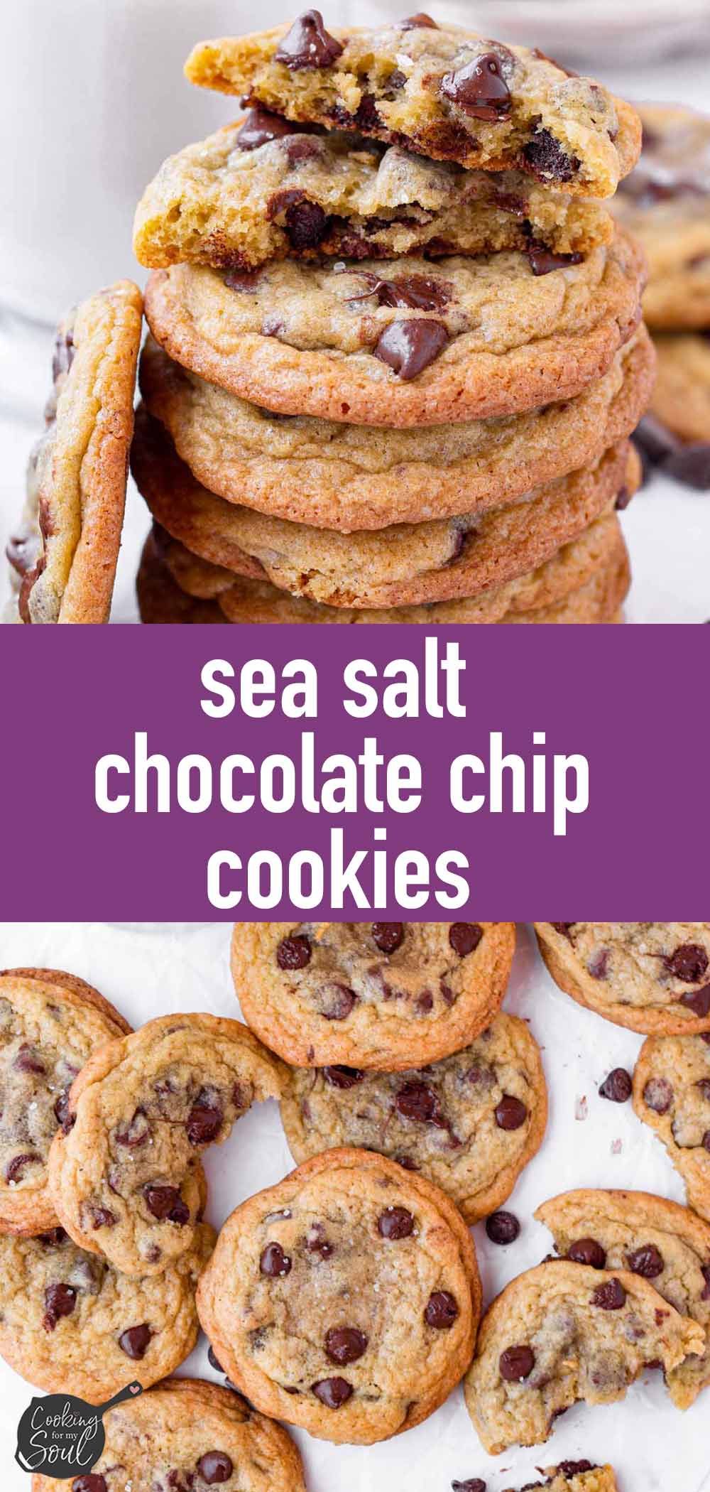 Sea Salt Chocolate Chip Cookies Cooking For My Soul