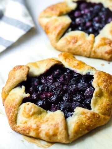 Blueberry Galettes with Buttermilk Pie Crust