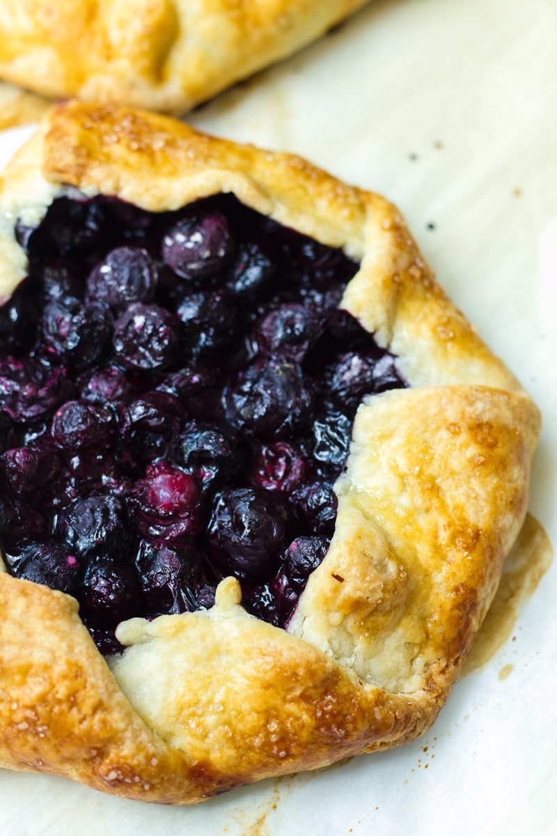 Homemade Blueberry Crostata with Buttermilk Galette Dough
