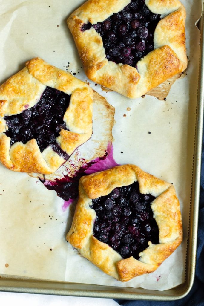 Mini Blueberry Galettes - Cooking For My Soul