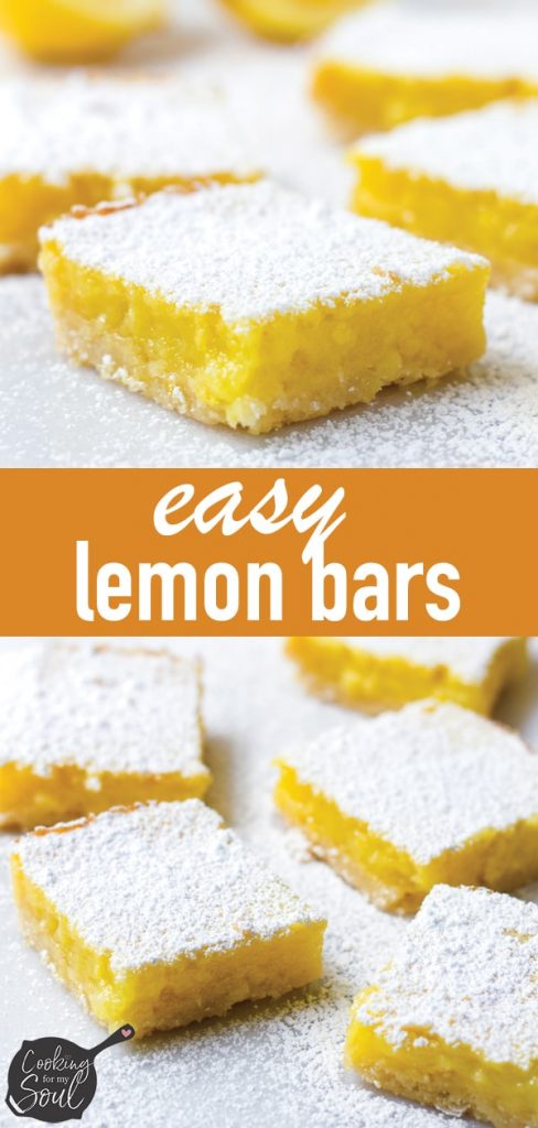 Easy Lemon Bars - Cooking For My Soul