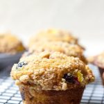 Easy Blueberry Muffins with Peaches