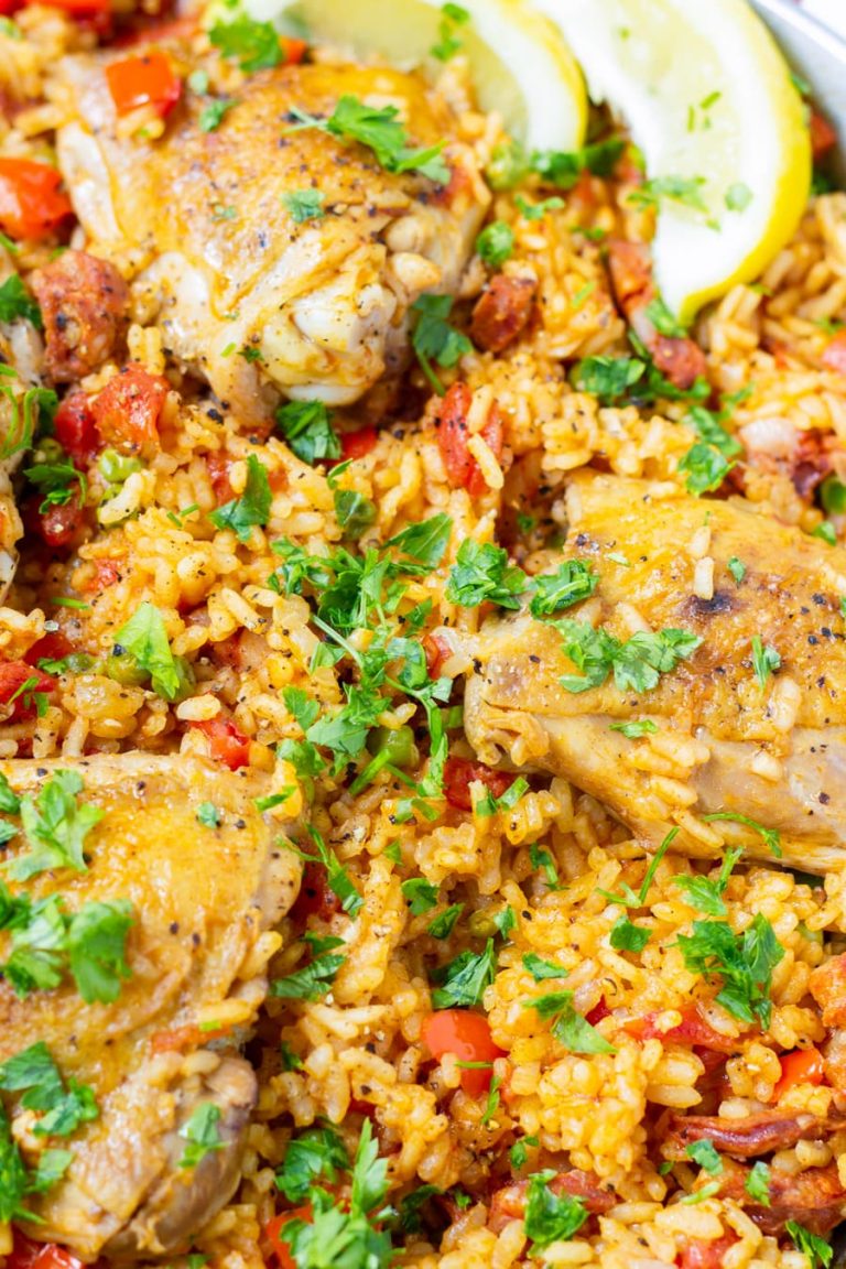 Chicken and Chorizo Paella Cooking For My Soul