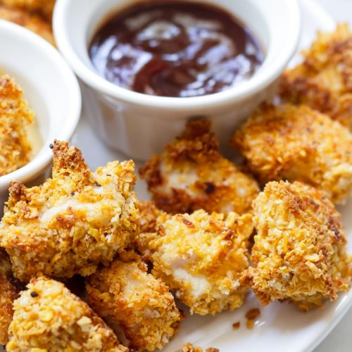 Oven Baked PopCorn Chicken - Cooking in the Midwest