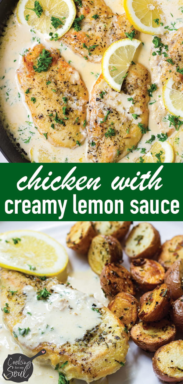 Skillet Chicken with Tangy Cream Sauce