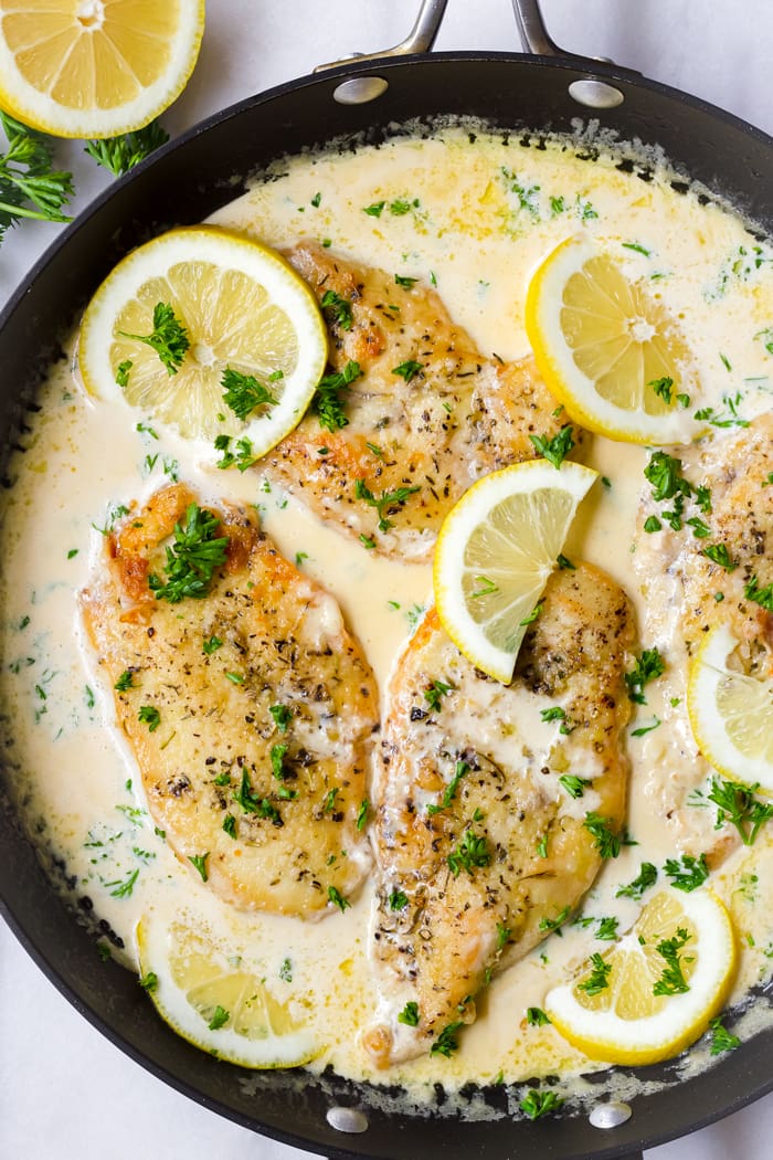 30-Minute Creamy Lemon Chicken - Cooking For My Soul