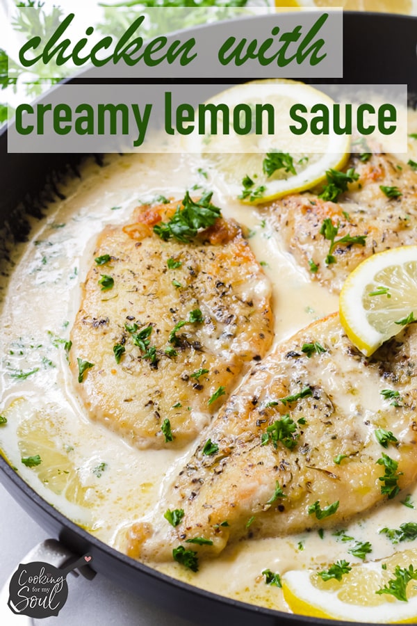 30-Minute Creamy Lemon Chicken - Cooking For My Soul