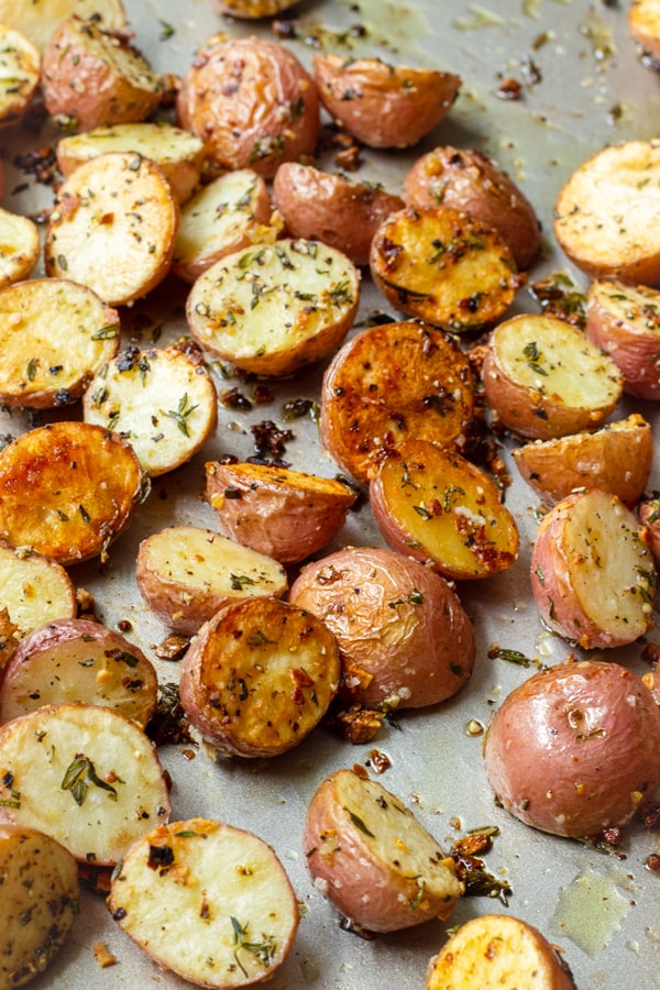 Crispy Herb Roasted Potatoes - Cooking For My Soul