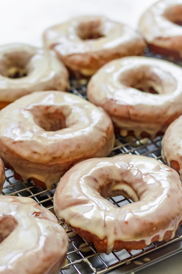 Homemade Maple Donuts Glaze