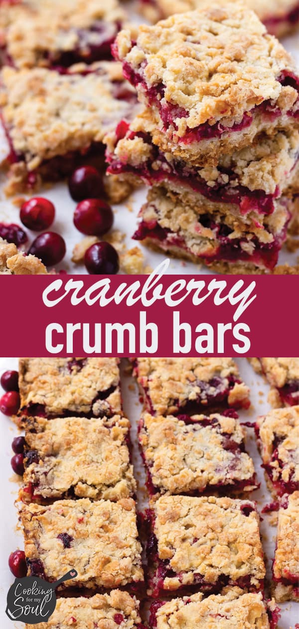 Crumb Bars with Cranberry Filling